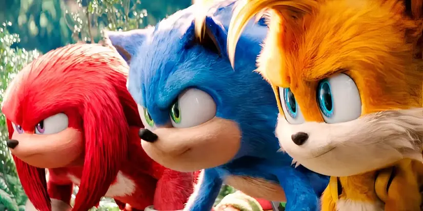 Sonic's Race With Knuckles and Tails