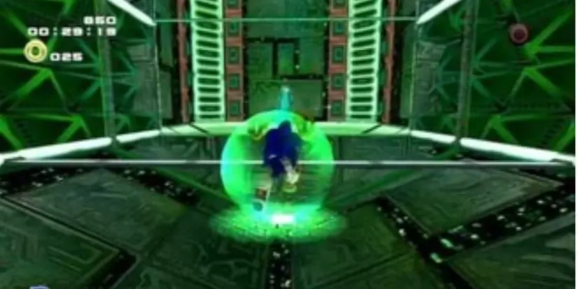Il livello antigravitazionale in Sonic Adventure 2 La migliore difesa di sicurezza della GUN