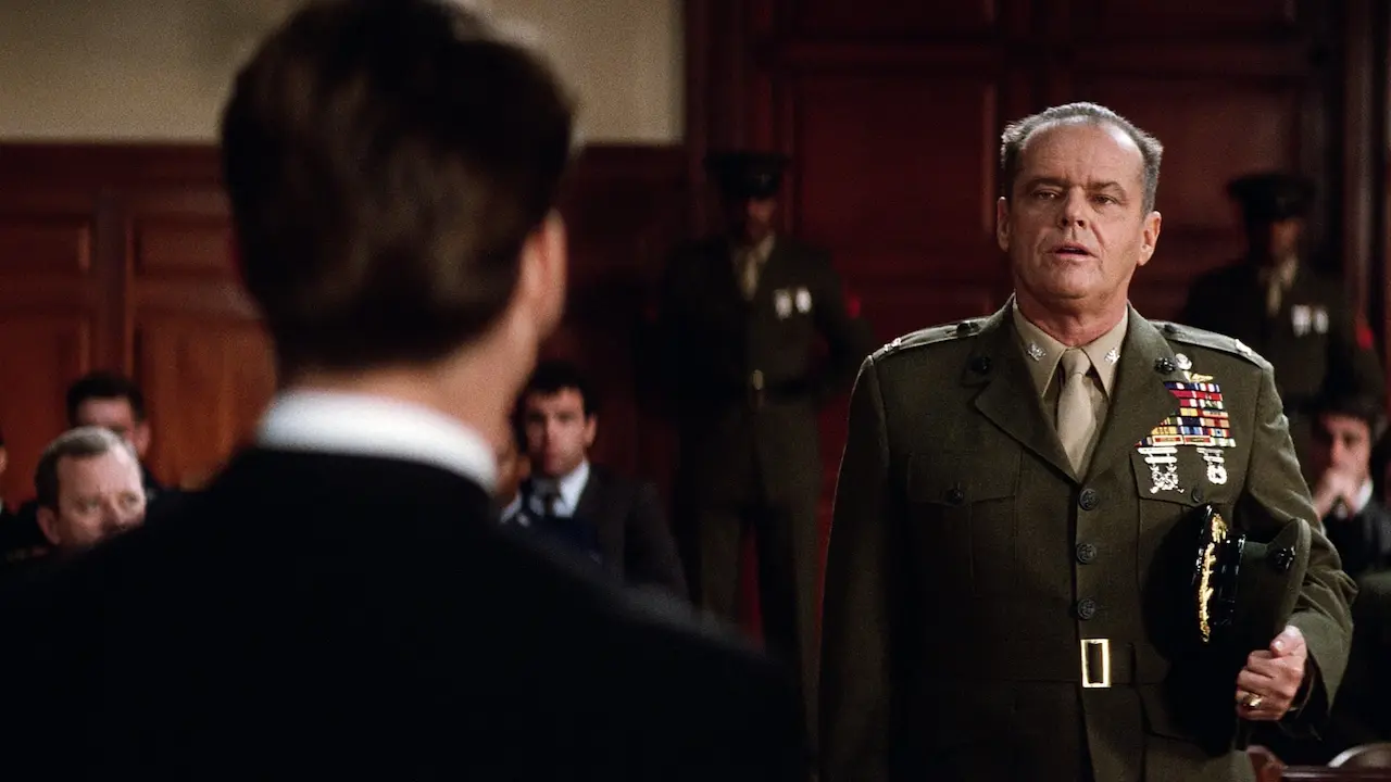 Tom Cruise e Jack Nicholson in Codice d'onore