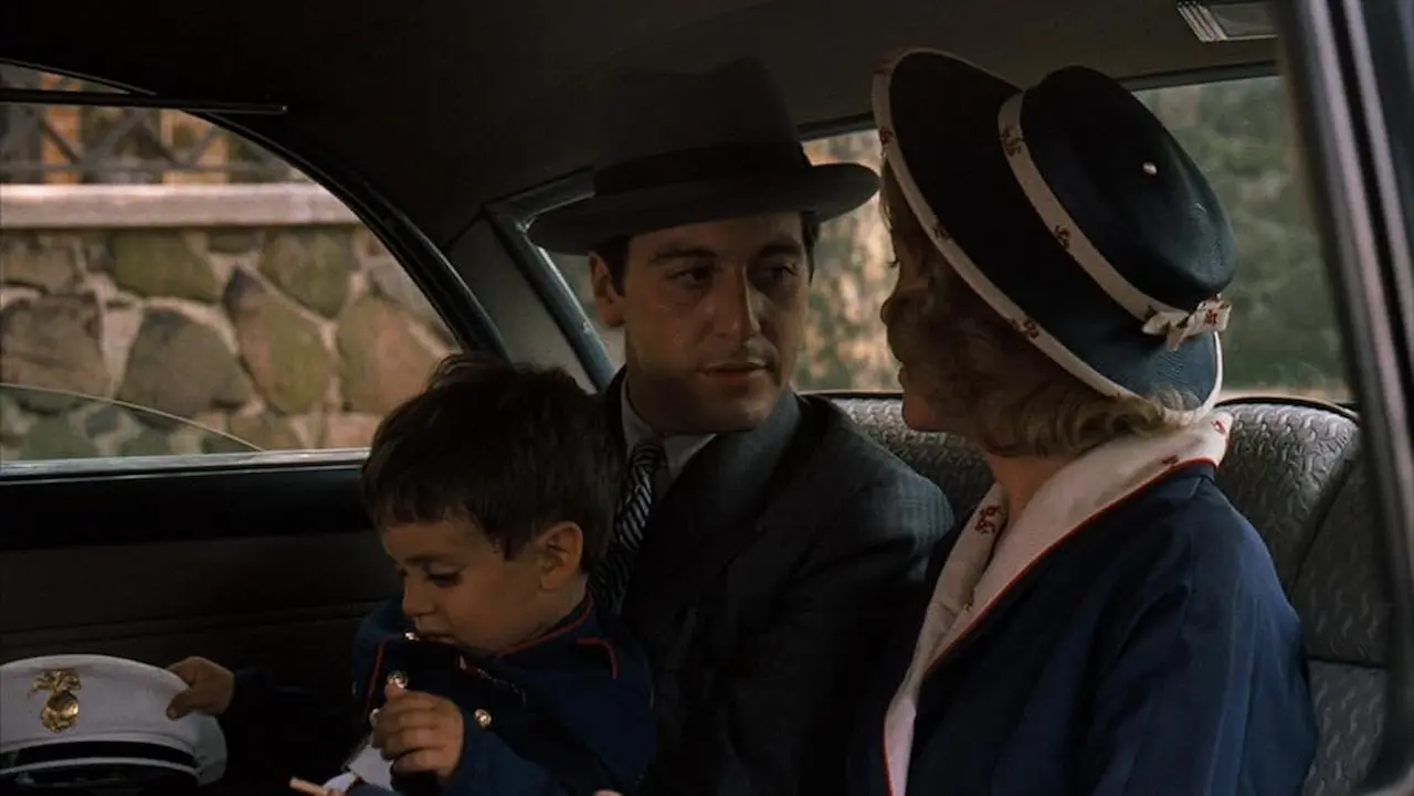 Al Pacino e Diane Keaton in Il padrino