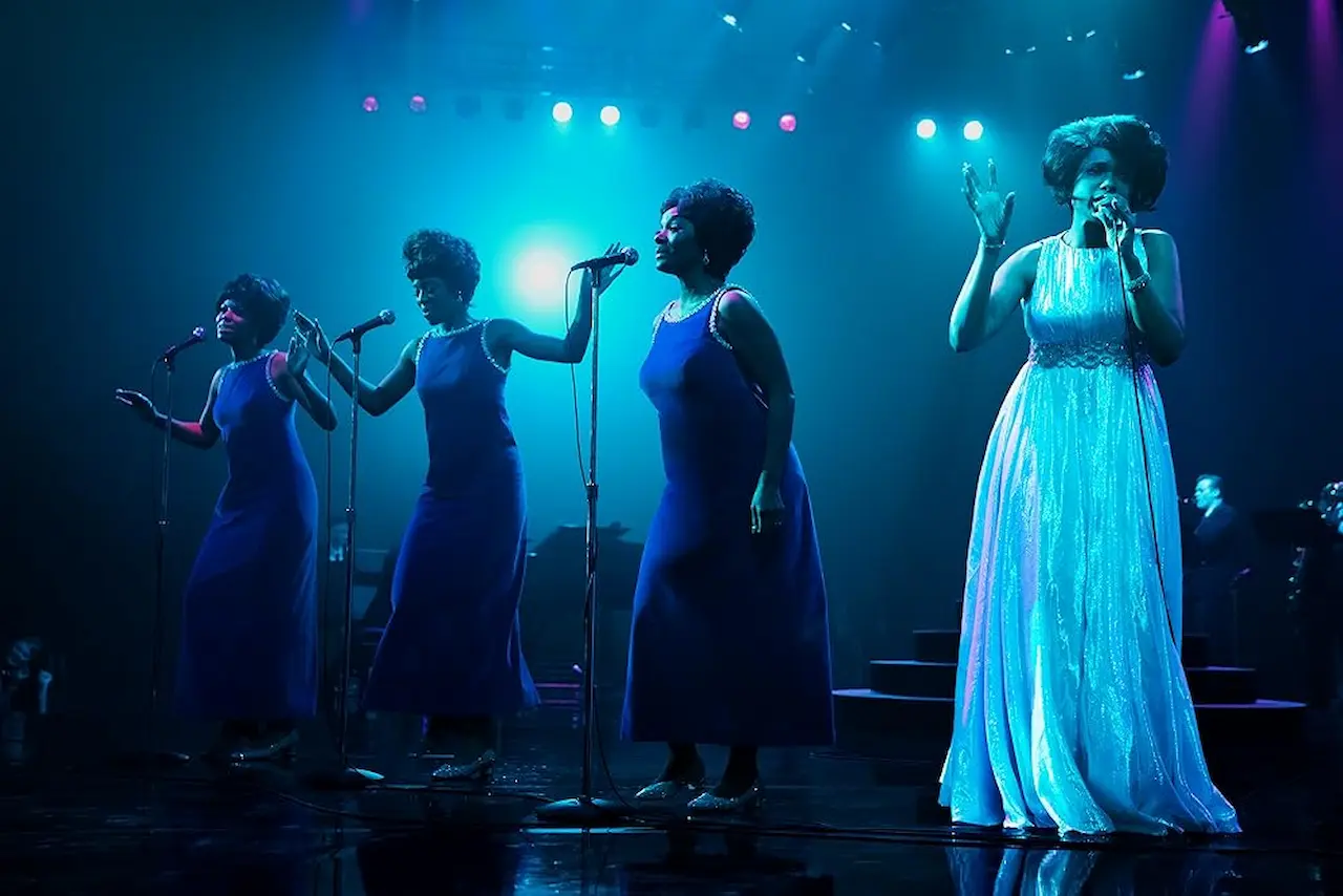 Saycon Sengbloh, Jennifer Hudson, Hailey Kilgore e Brenda Nicole Moorer in Respect