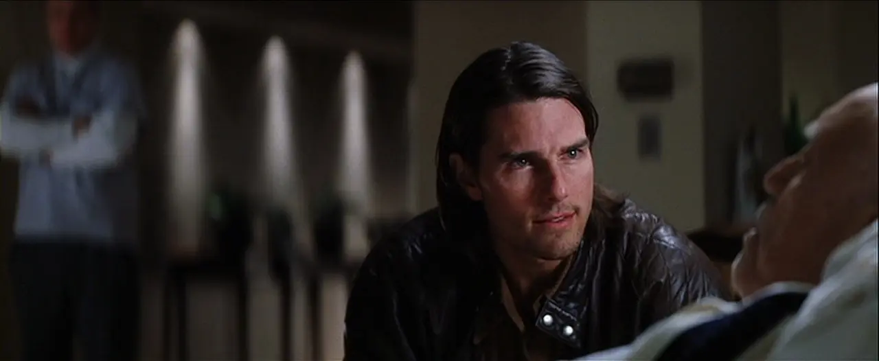 Tom Cruise e Jason Robards in Magnolia