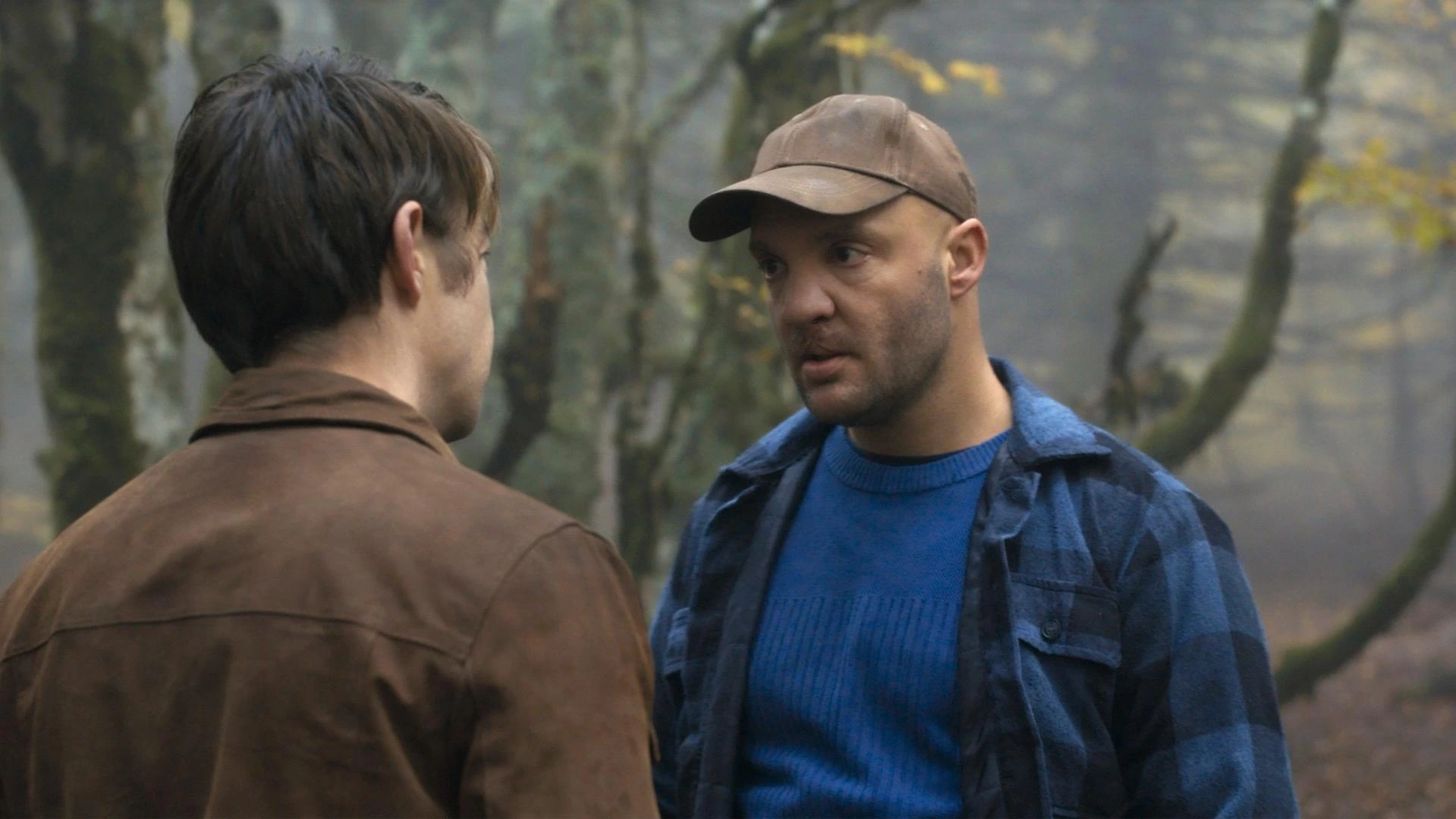 Jérémie e Vincent in una scena de L'uomo nel bosco