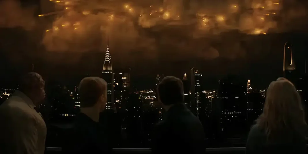 Cielo in fiamme in I Fantastici Quattro Gli Inizi