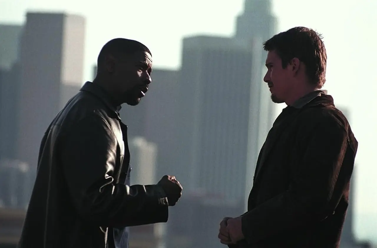 Denzel Washington e Ethan Hawke in Training Day