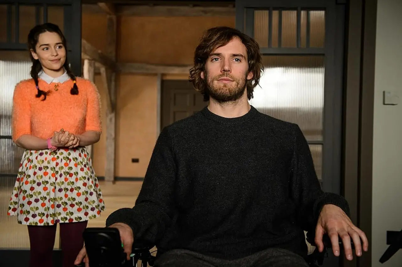 Emilia Clarke e Sam Claflin in Io prima di te