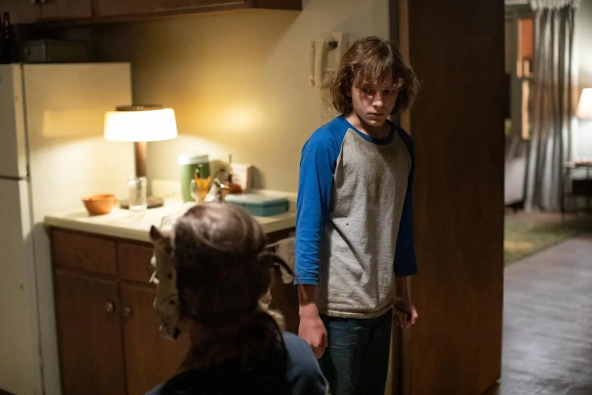 Ethan Hawke e Mason Thames in Black Phone (2021)