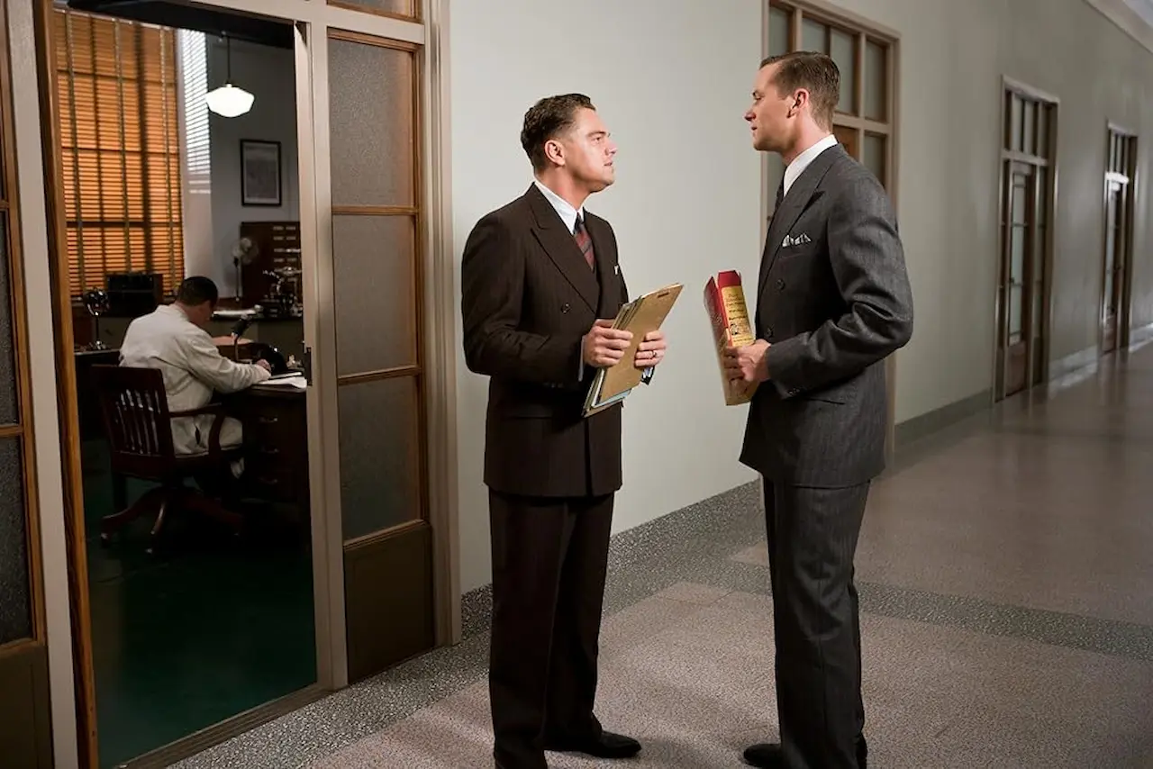 Leonardo DiCaprio e Armie Hammer in J. Edgar