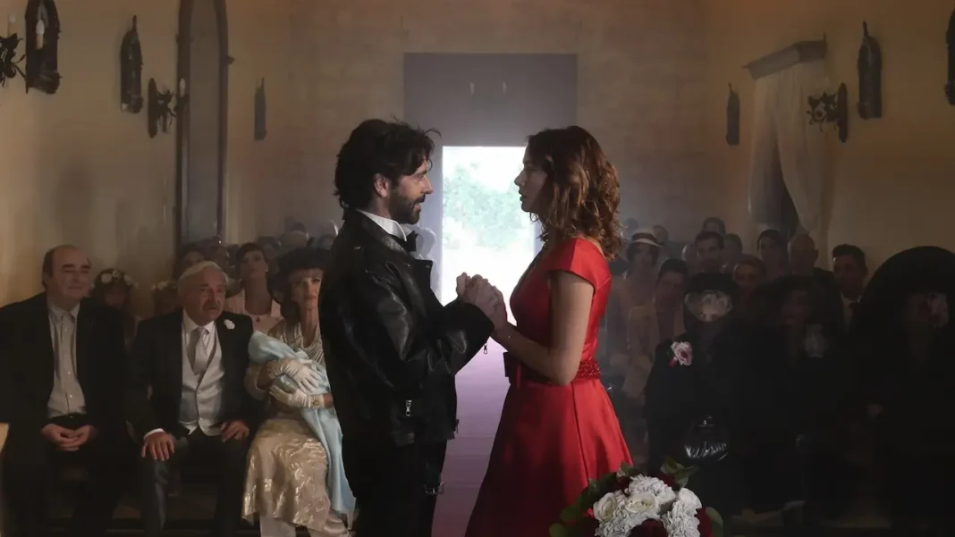 Sarah Felberbaum e Eduardo Noriega in Sposa in rosso