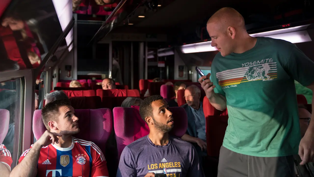 Spencer Stone, Alek Skarlatos e Anthony Sadler in Ore 15 17 - Attacco al treno