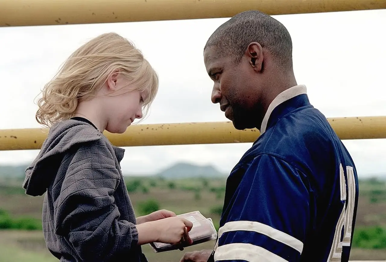 Denzel Washington e Dakota Fanning in Man on Fire - Il fuoco della vendetta