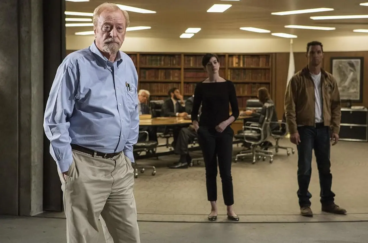 Michael Caine, Anne Hathaway e Matthew McConaughey in Interstellar