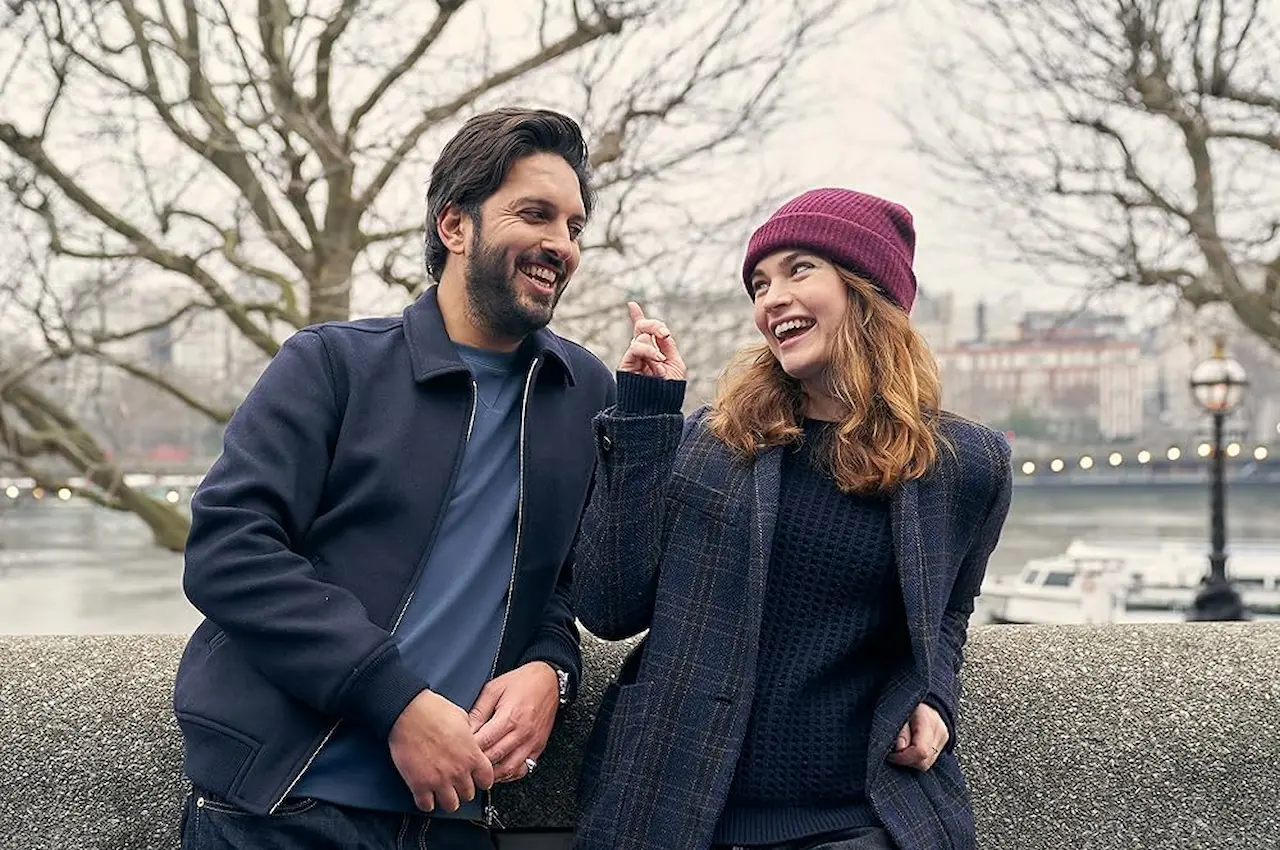 Shazad Latif e Lily James in What's Love