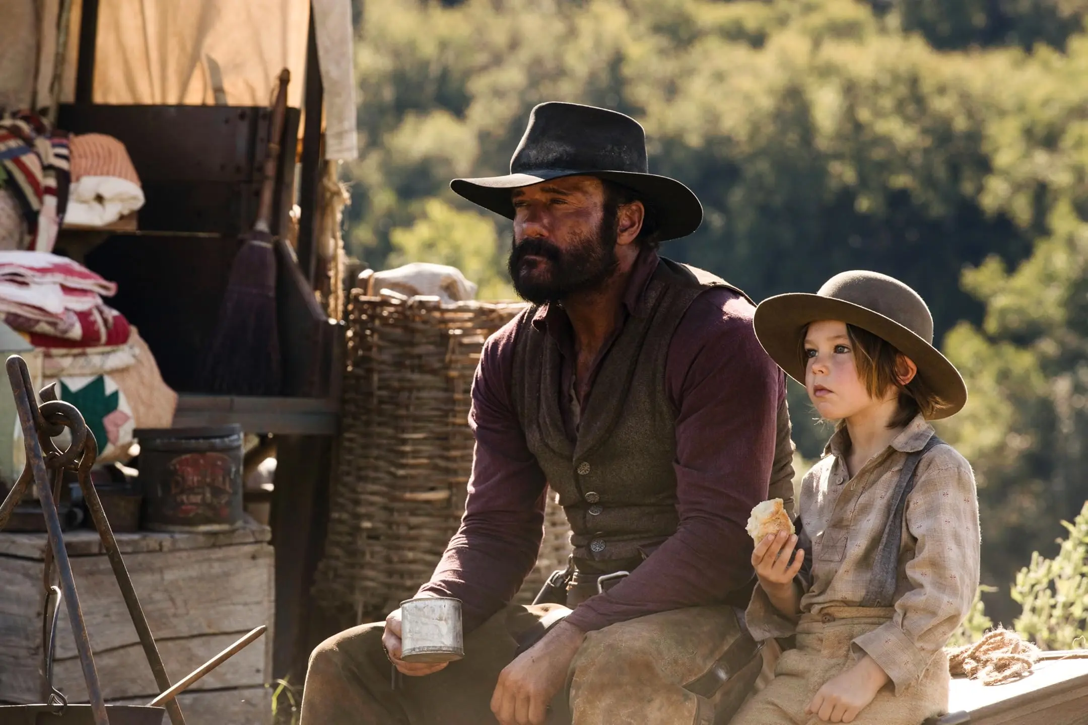 Tim McGraw e Audie Rick nel 1883 (2021)