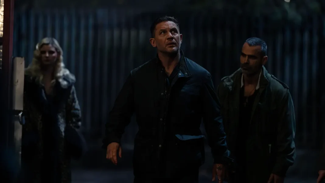 Tom hardy nella serie tv MOBLAND