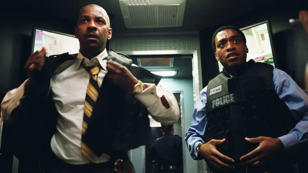 Denzel Washington e Chiwetel Ejiofor in Inside Man
