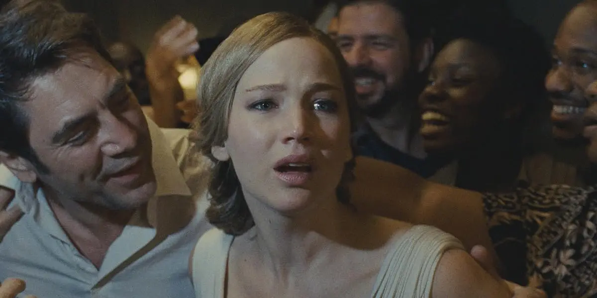 Javier Bardem e Jennifer Lawrence in Madre! (2017)