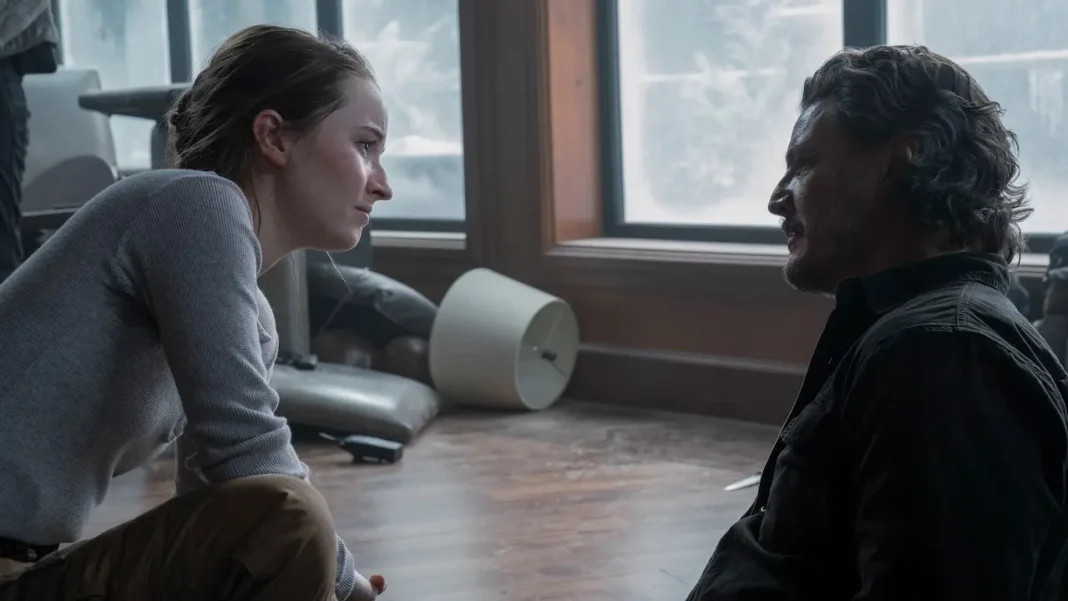 Kaytlin Dever e Pedro Pascal in The Last of Us - Stagione 2 episodio 2