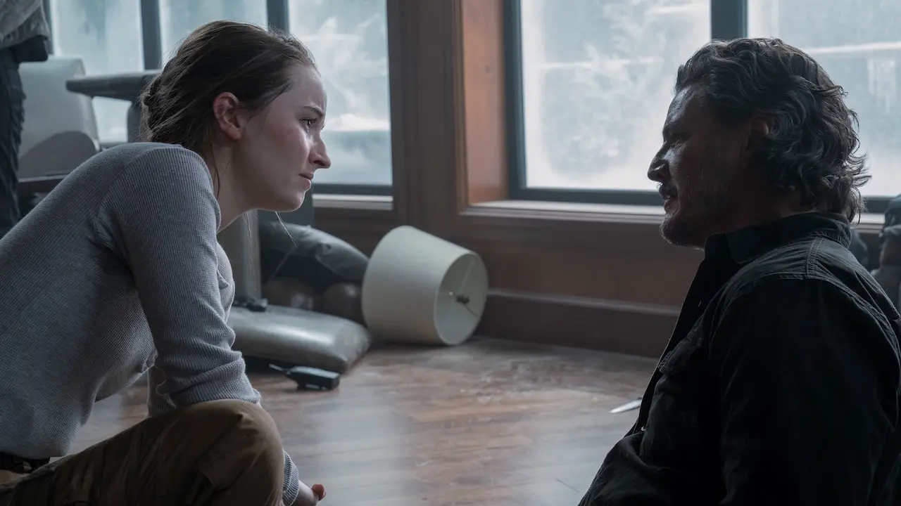 Kaytlin Dever e Pedro Pascal in The Last of Us - Stagione 2 episodio 2