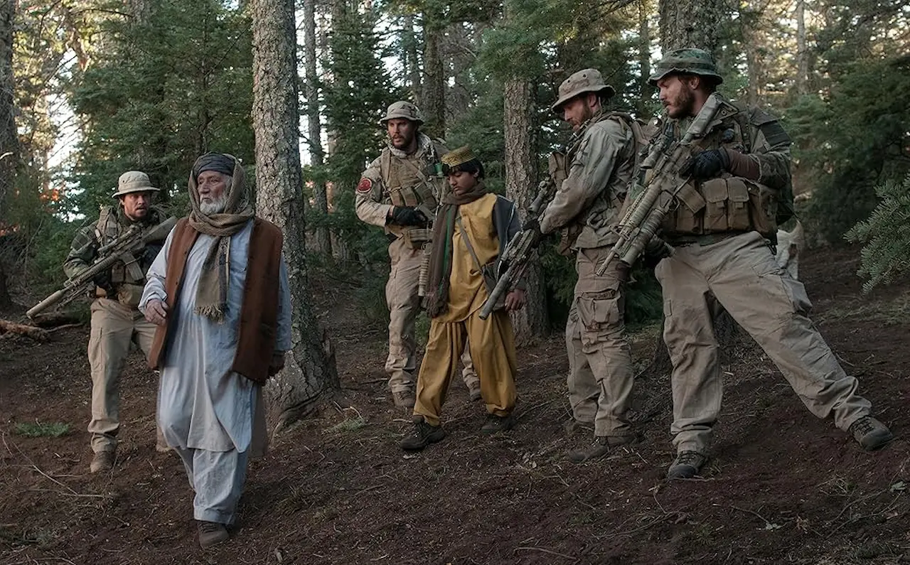 Mark Wahlberg, Ben Foster, Emile Hirsch e Taylor Kitsch in Lone Survivor