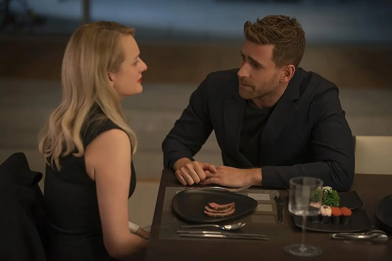 Elisabeth Moss e Oliver Jackson-Cohen in L'uomo invisibile