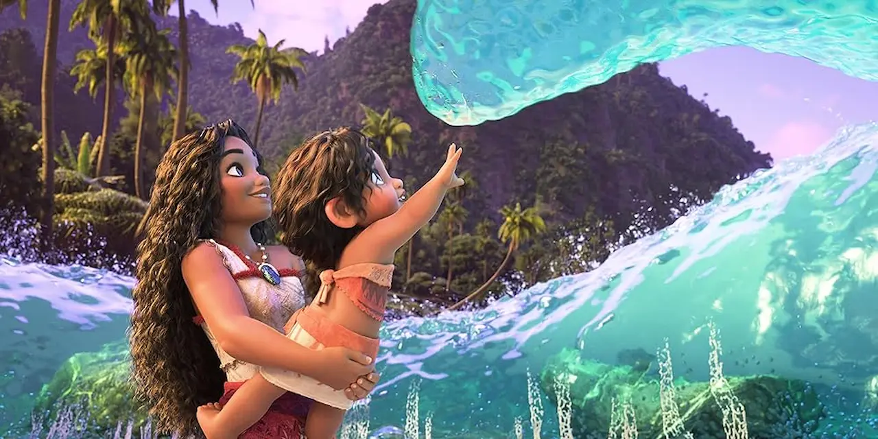 Khaleesi Lambert-Tsuda e Auli'i Cravalho in Oceania 2