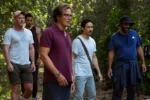 Bobby Cannavale, Michael Shannon, Luke Evans, Manny Jacinto, and Melvin Gregg in Earth Day (2021)