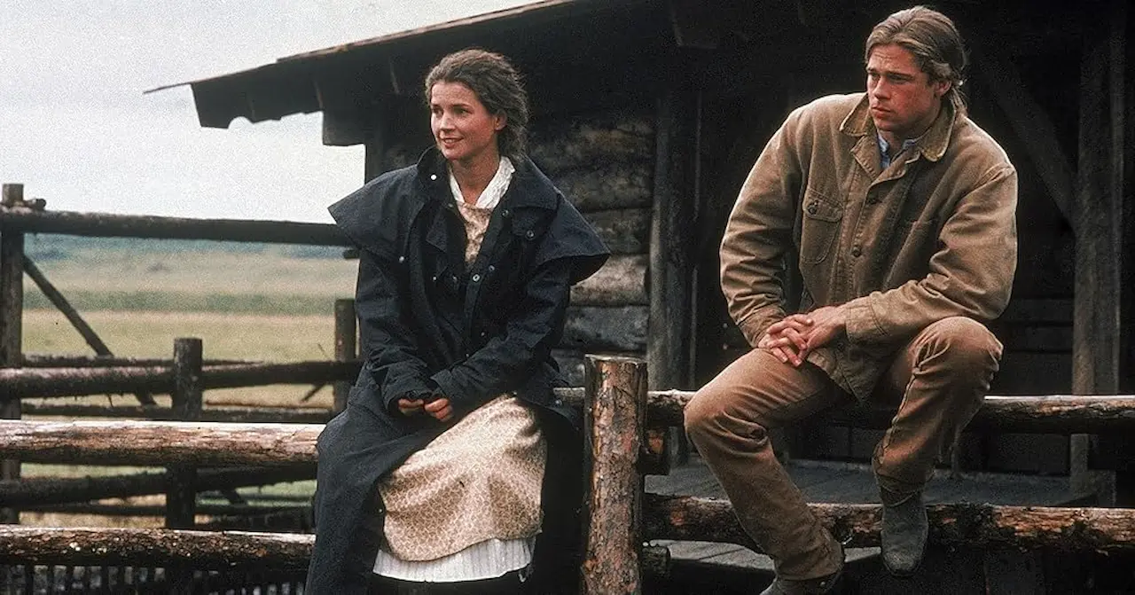 Brad Pitt e Julia Ormond in Vento di passioni
