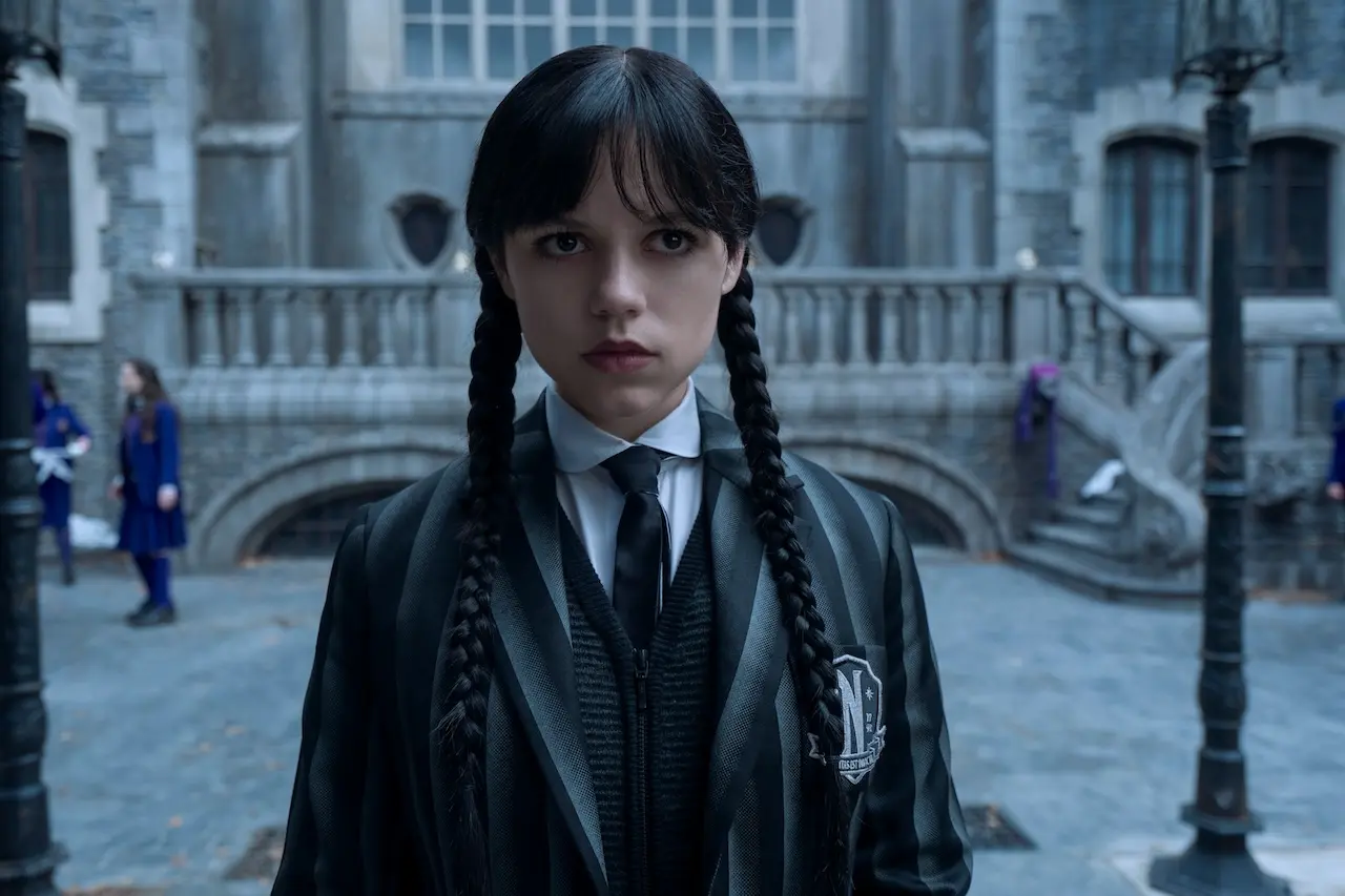 Jenna Ortega in Mercoledì - Stagione 2 Netflix