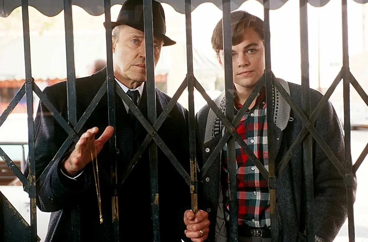 Leonardo DiCaprio e Christopher Walken in Prova a prendermi