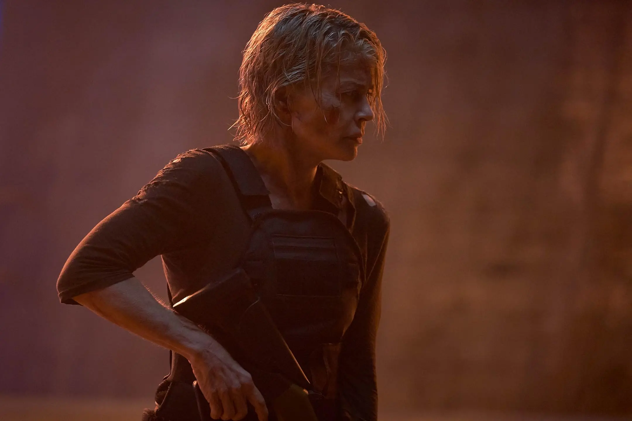 Linda Hamilton in Terminator - Destino oscuro (2019)