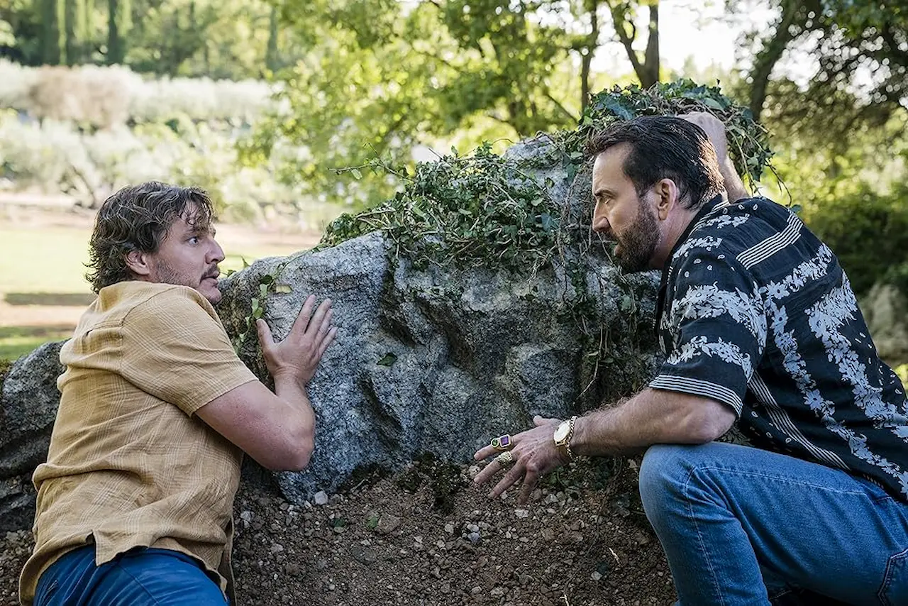 Pedro Pascal e Nicolas Cage in Il talento di Mr. C