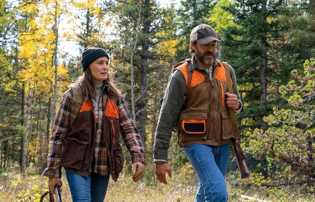 Robin Wright e Demián Bichir in Land