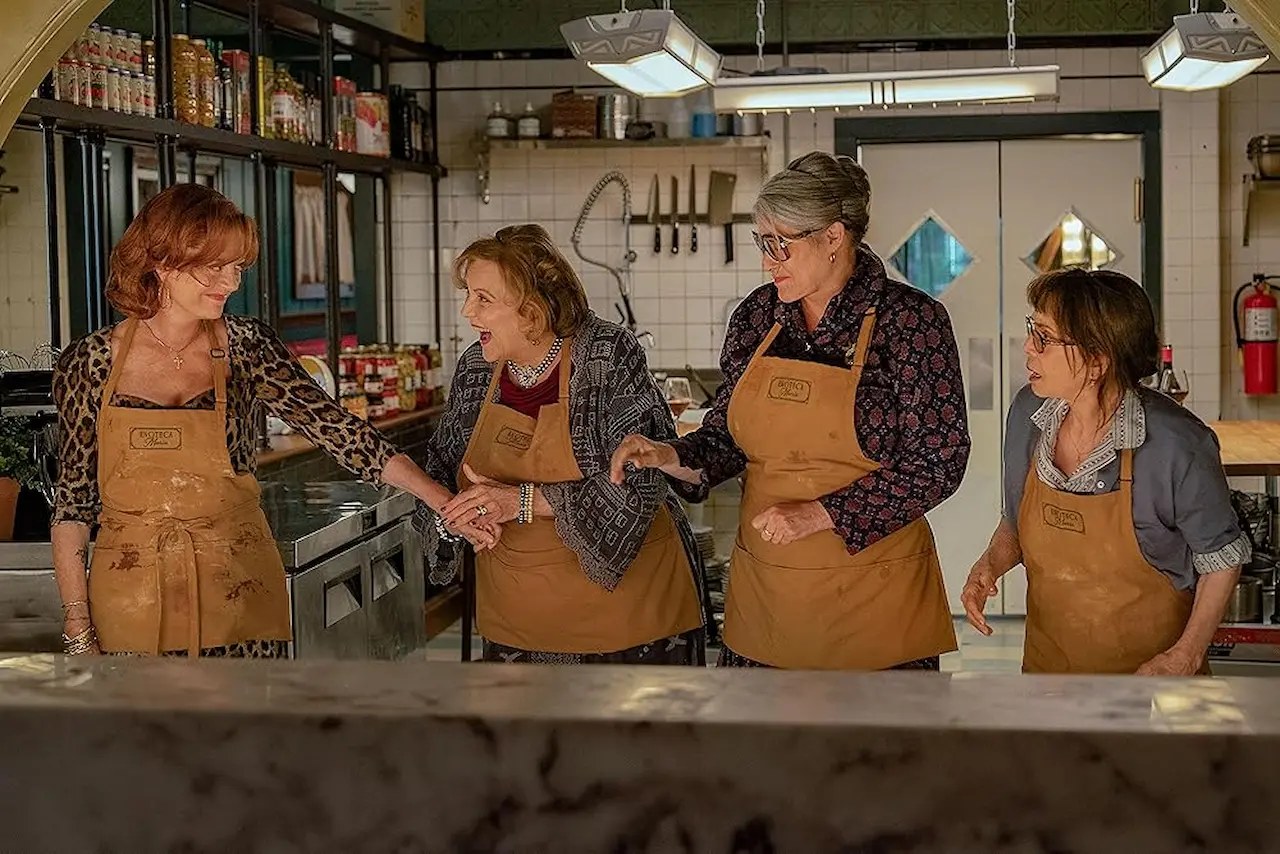 Susan Sarandon, Lorraine Bracco, Brenda Vaccaro e Talia Shire in Nonnas