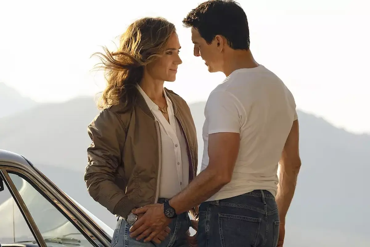 Jennifer Connelly e Tom Cruise in Top Gun: Maverick