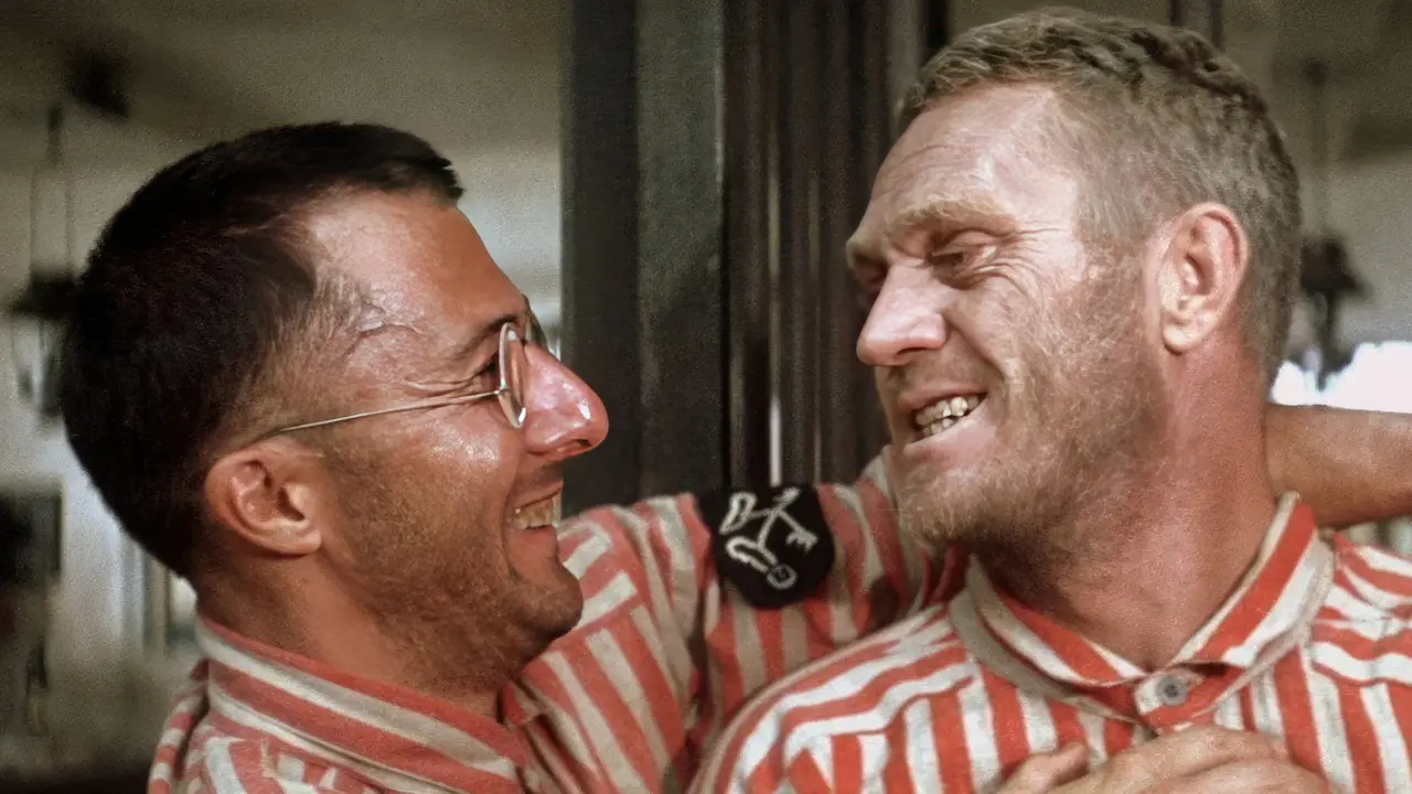 Dustin Hoffman e Steve McQueen nel film Papillon