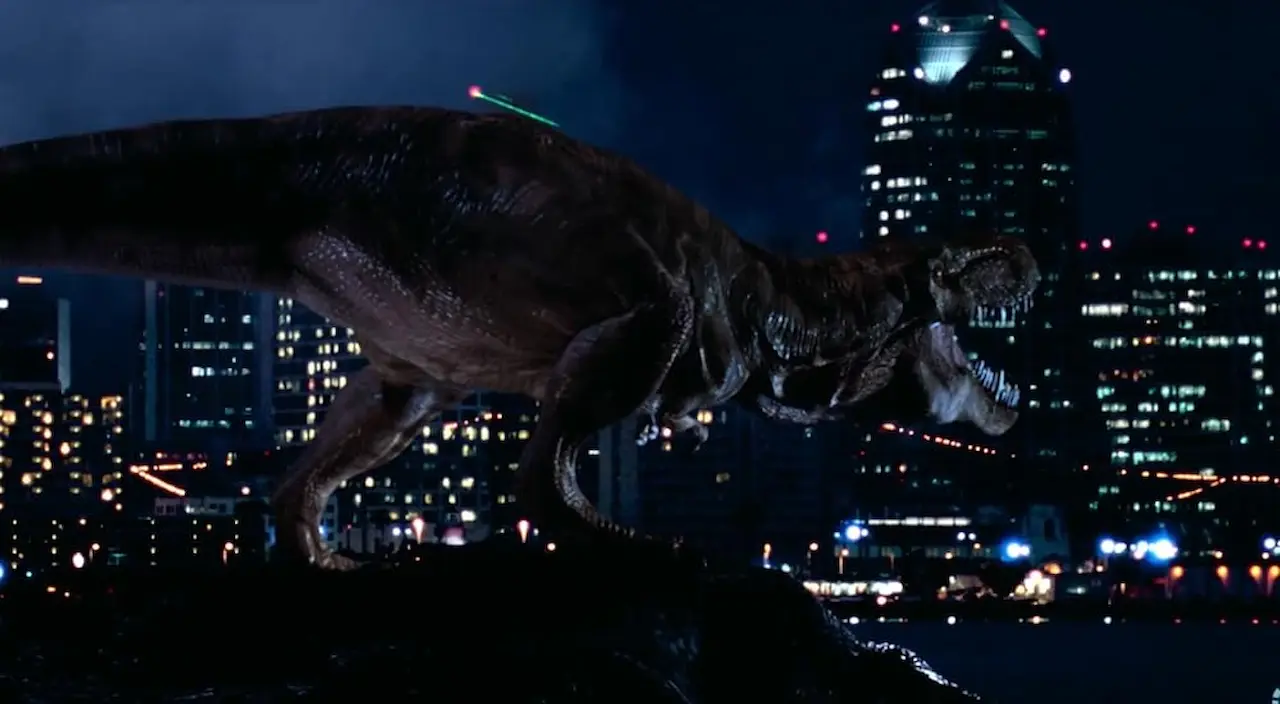 Il T-Rex in Il mondo perduto - Jurassic Park