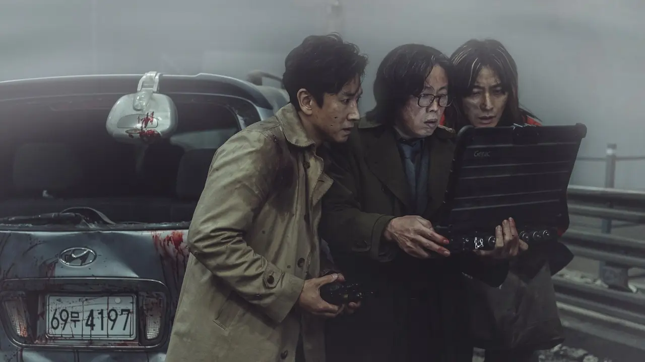 Lee Sun-kyun, Ju Ji-hoon e Kim Hee-won in Project Silence