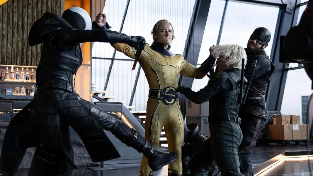 Wyatt Russell, Hannah John-Kamen, Lewis Pullman e Florence Pugh in Thunderbolts* (2025)