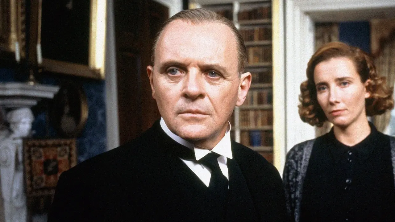 Anthony Hopkins ed Emma Thompson nel film Quel che resta del giorno