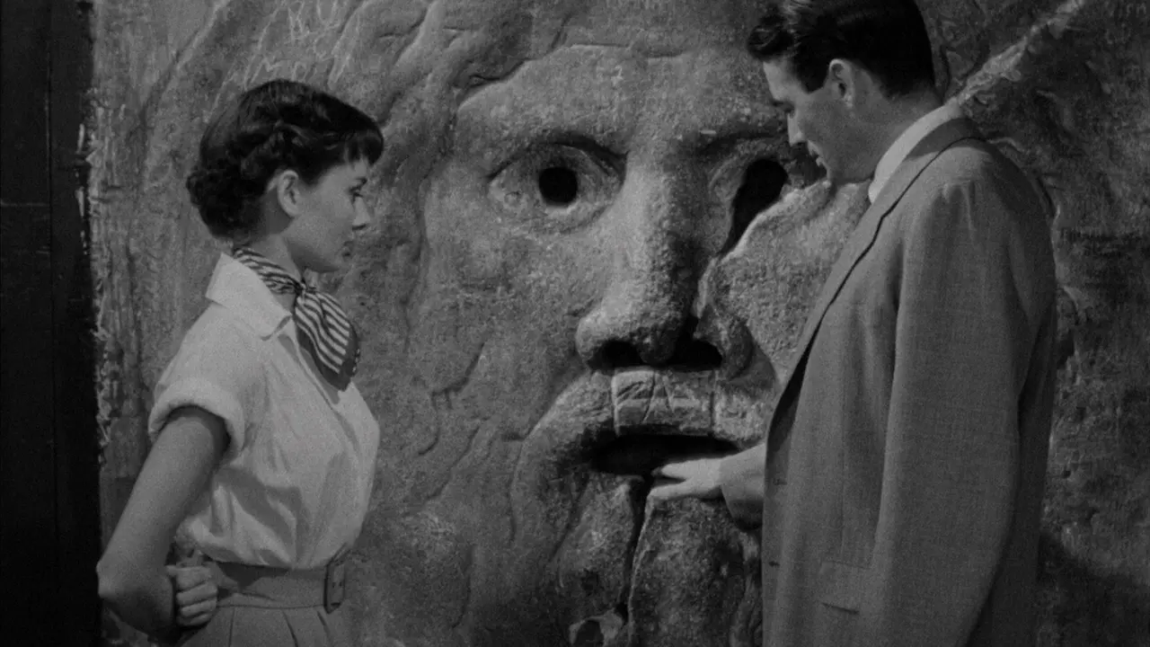 Audrey Hepburn e Gregory Peck in Vacanze romane