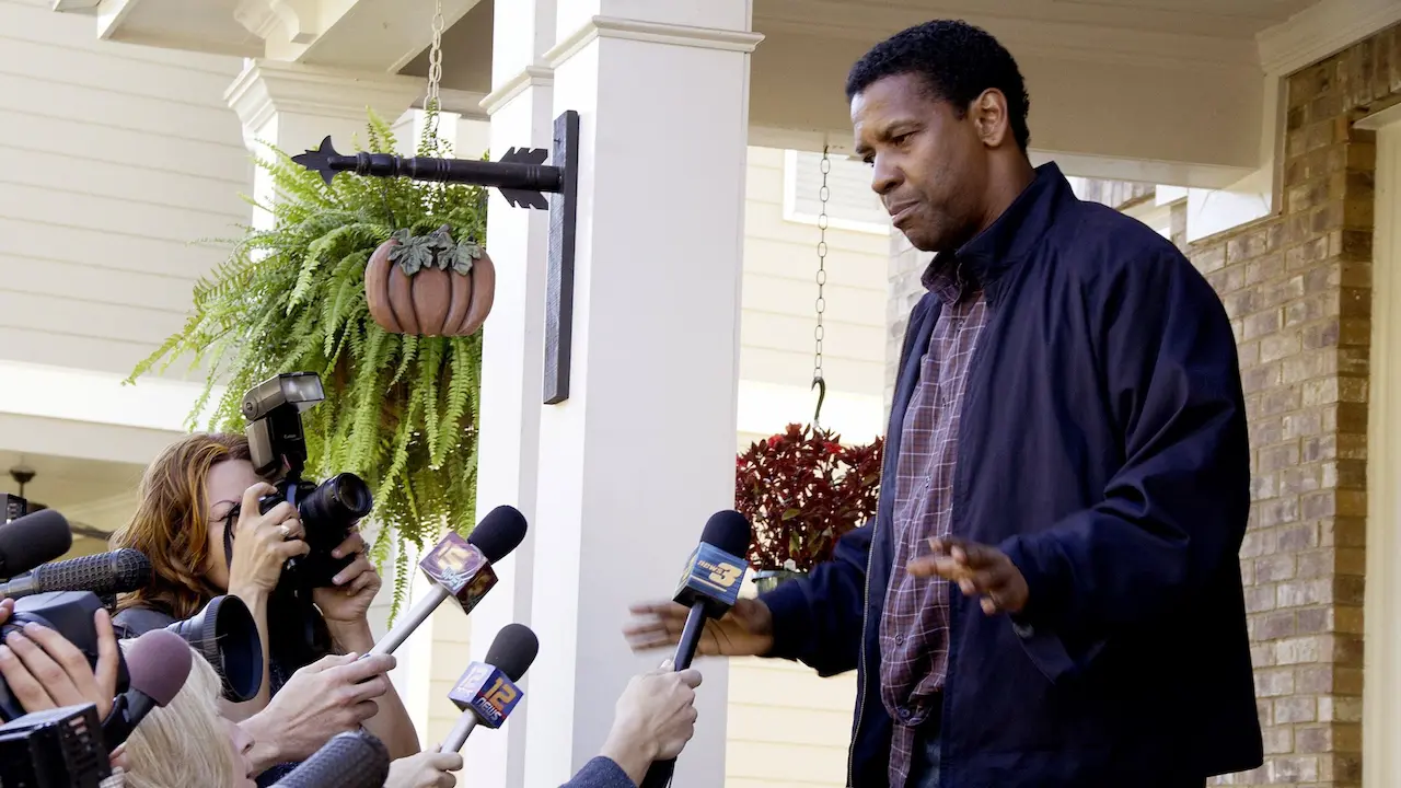 Denzel Washington nel film Flight