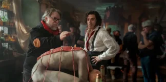Guillermo del Toro sul set di Frankenstein