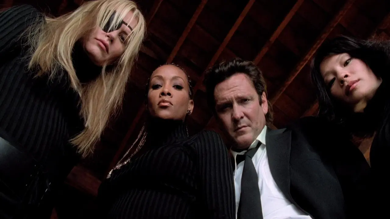 Michael Madsen e Lucy Liu in Kill Bill - Vol 1