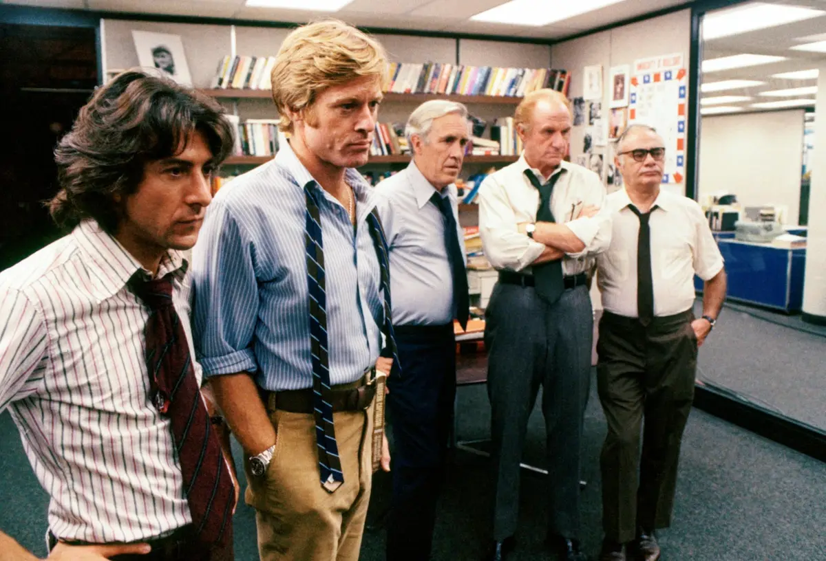 Bob Woodward in Tutti gli uomini del presidente (1976)