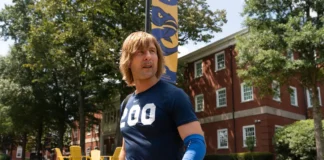 Glen Powell in Chad Powers
