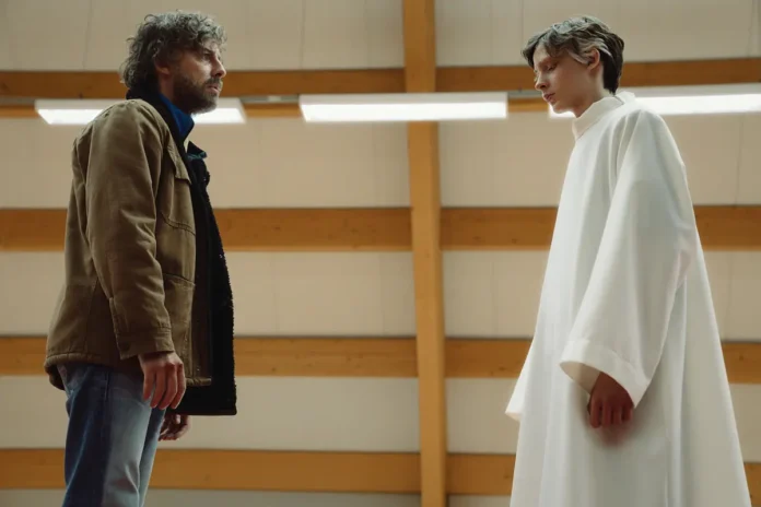 Michele Riondino e Giulio Feltri in La Valle dei Sorrisi