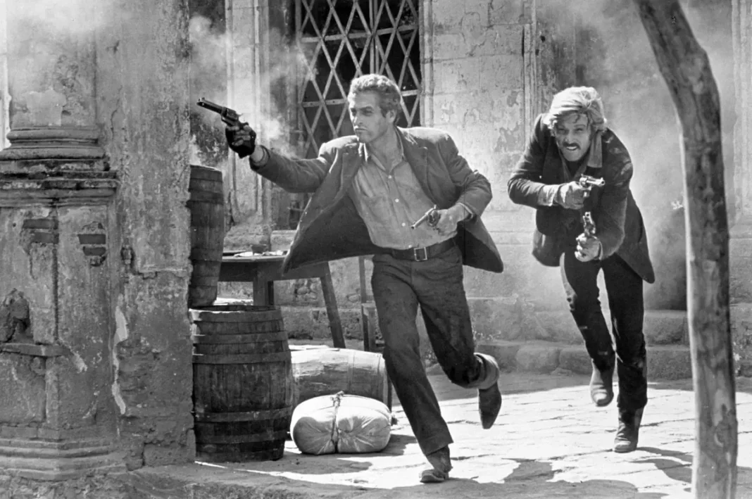 Paul Newman e Robert Redford in Butch Cassidy (1969)