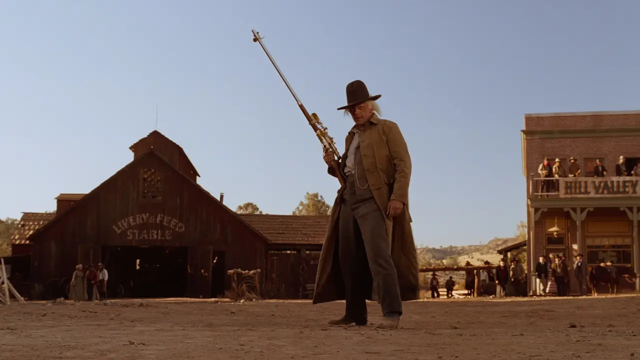 Christopher Lloyd in Ritorno al futuro - Parte III