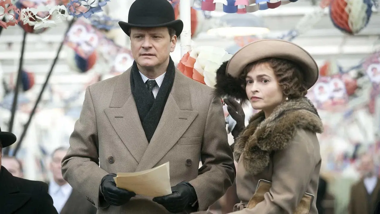 Colin Firth ed Helena Bonham Carter in Il discorso del re